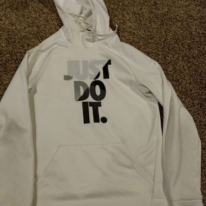 Nike white hoodie